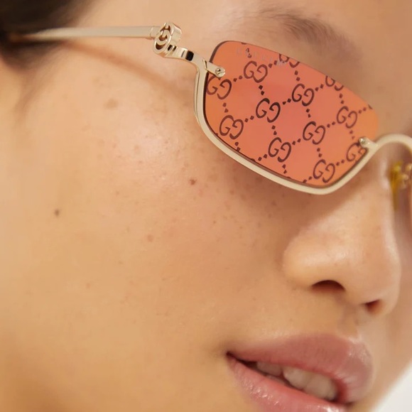 NEW GUCCI SUNGLASSES WITH GG LENSES AUTHENTIC EYEWEAR GUCCI - Picture 8 of 16